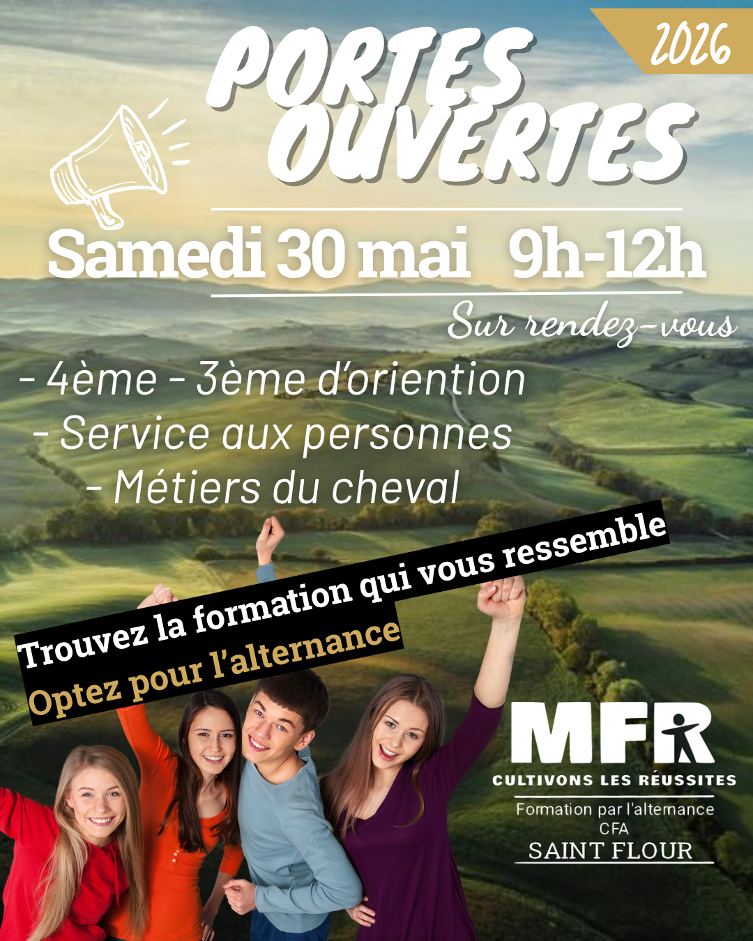 portes ouvertes 30 mai 2026